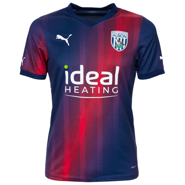 West Bromwich Albion Away Shirt Top Kit 2023-2024 - Navy