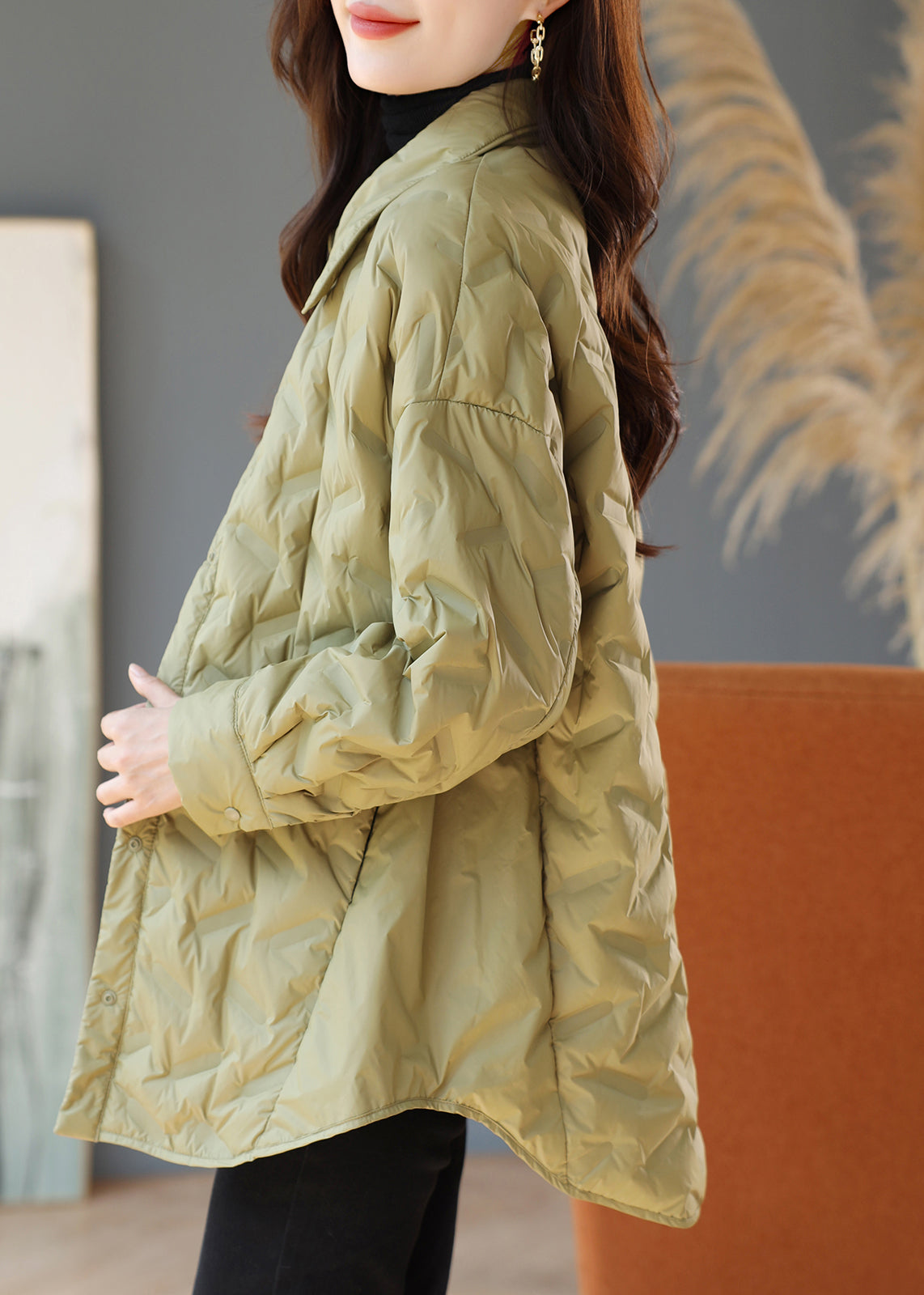 Hourglass Warm Duck Down Puffer
