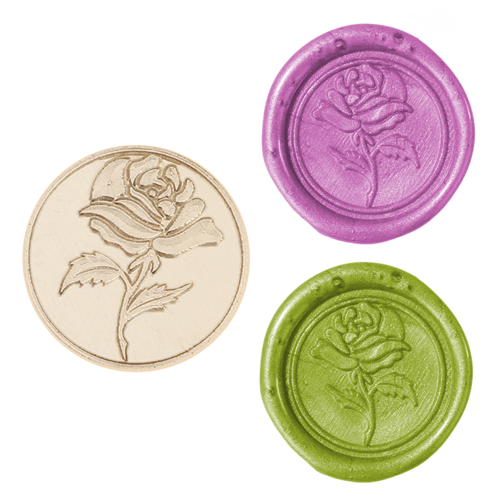 25MM Rose Wax Seal Stamp Antique Rose Flower Sealing Wax Replace Copper Head, 501 Original
25MM Rose Wax Seal Stamp Antique Rose Flower Sealing Wax Replace Copper Head, 501 Original