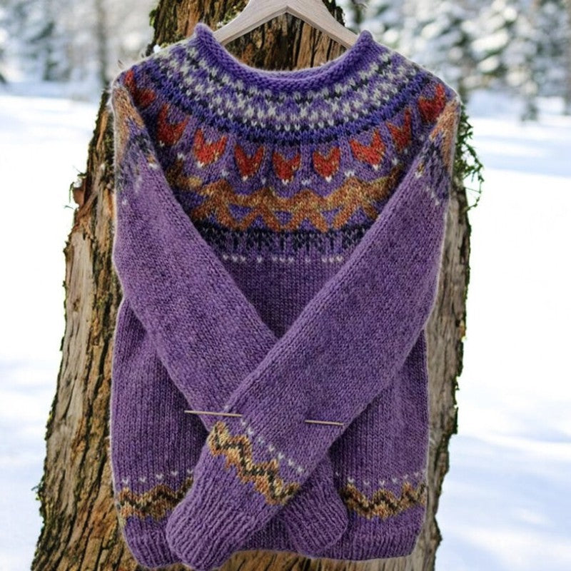 JACQUARD KNIT SHAWL MINA MINA