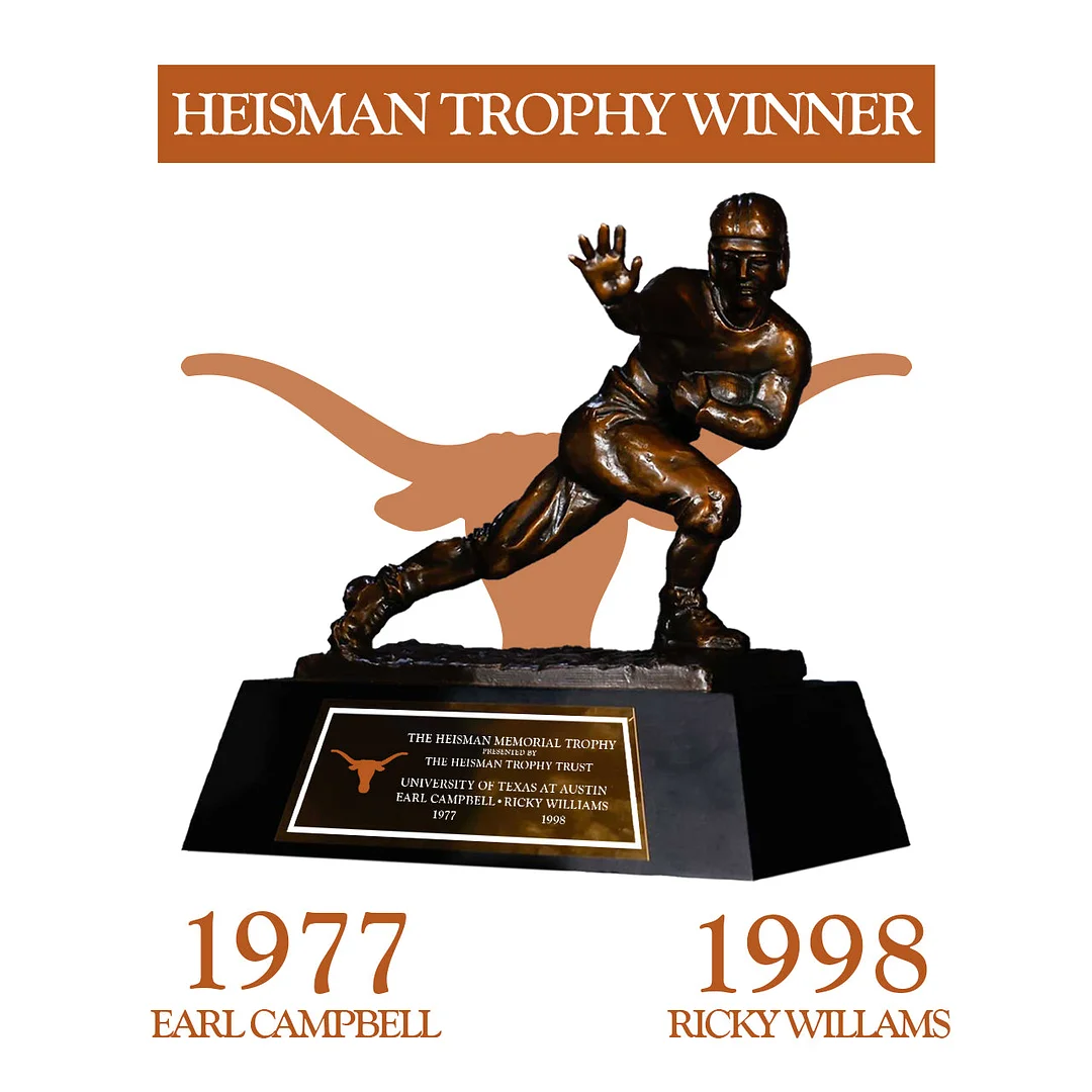 Texas Longhorns 1977/1998 NCAA Heisman Trophy