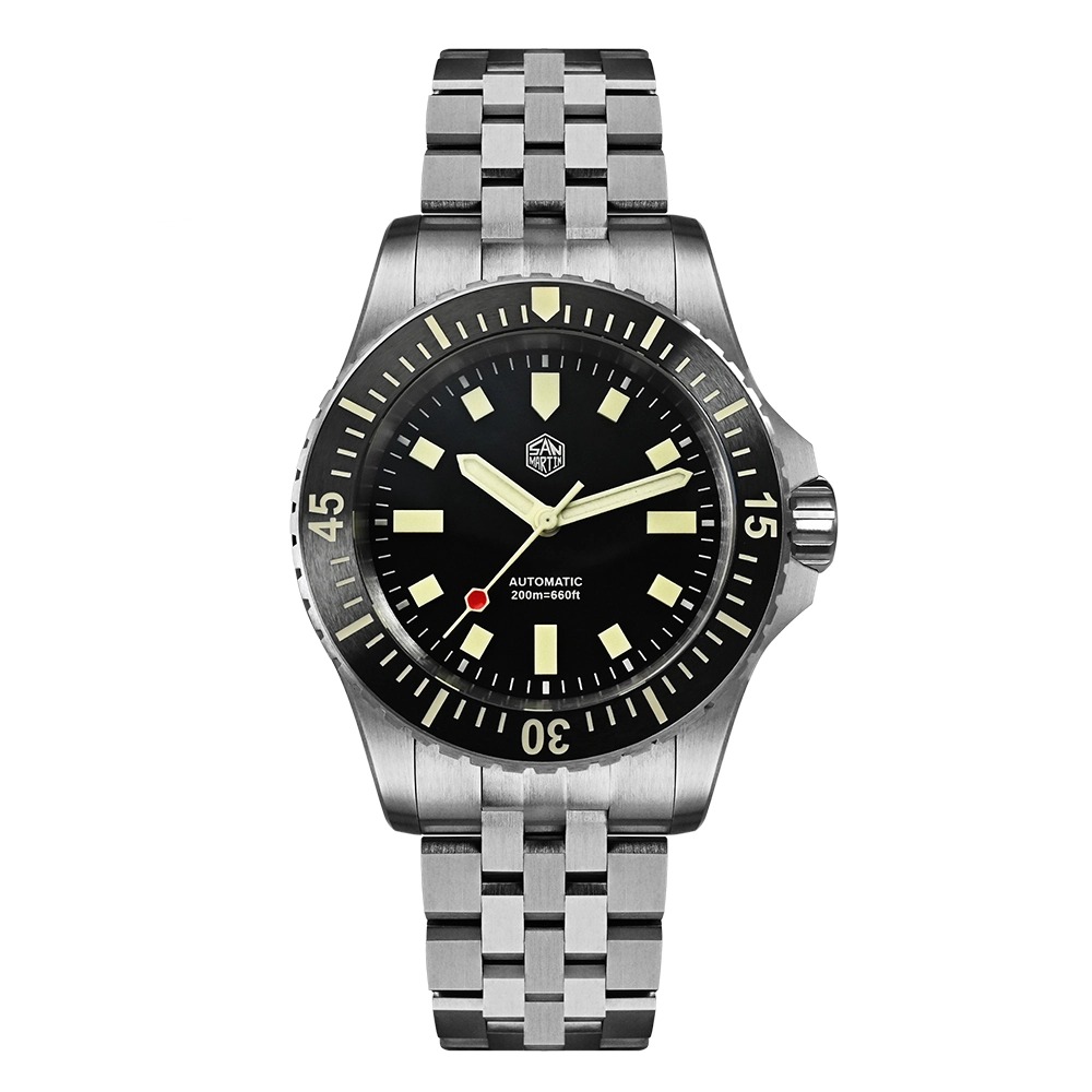 U.S. Warehouse-San Martin 1200HV Hardening Coating Full Luminous Watch SN0012 San Martin Watch san martin watchSan Martin Watch