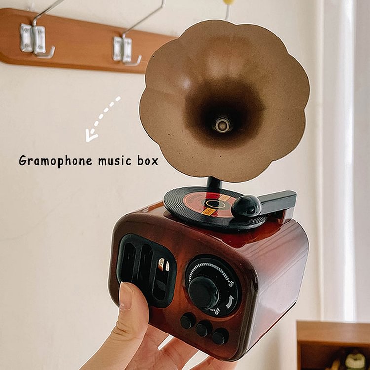 JOURNALSAY Retro creative music box bedroom decoration music box ornaments