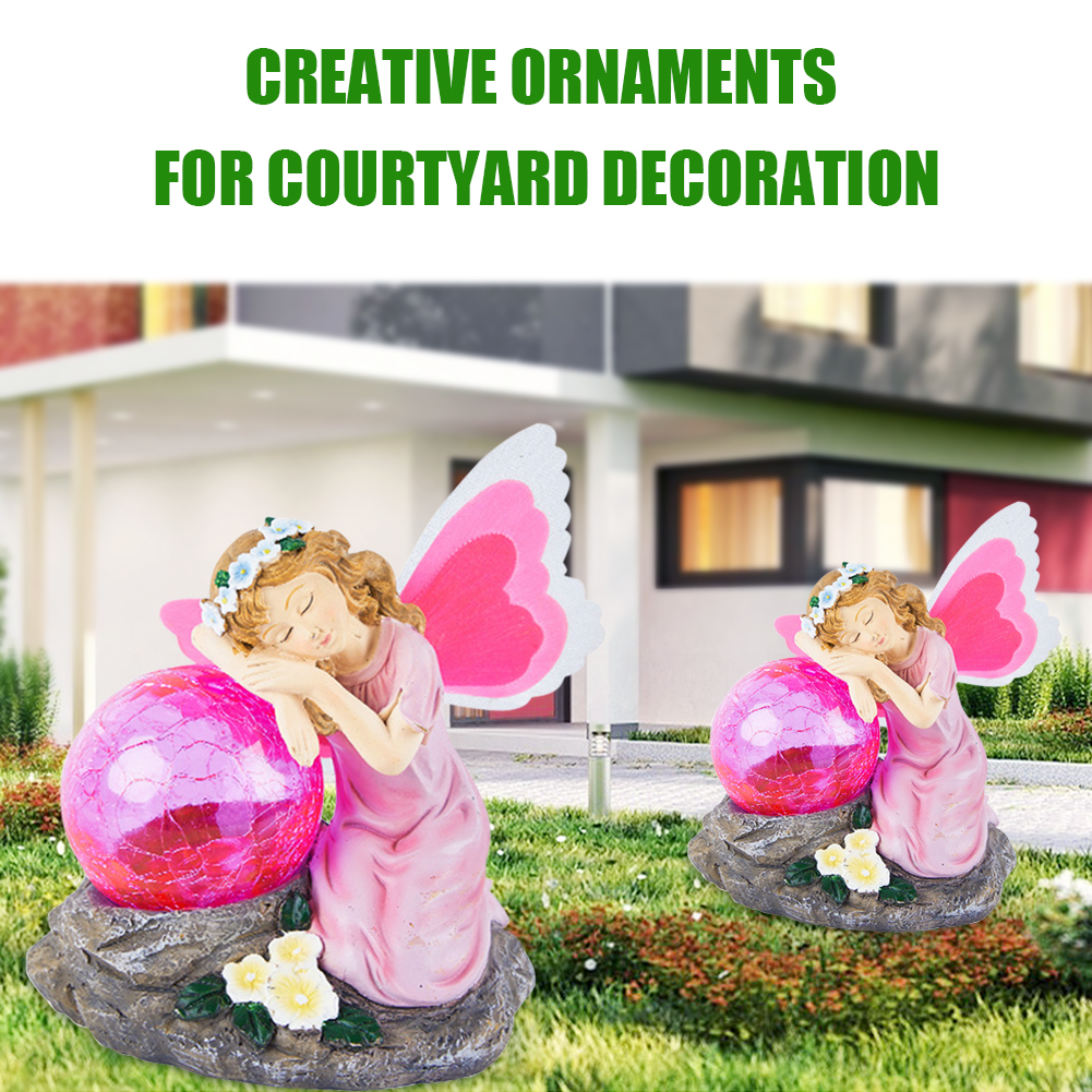 Solar Flower Fairy Sculpture Light Outdoor Garden Waterproof Lighting Lamp, 501 Original
Solar Flower Fairy Sculpture Light Outdoor Garden Waterproof Lighting Lamp, 501 Original
