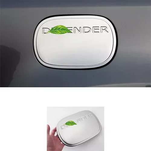 Dronehint Fuel Tank Cap Oil Gas For Land Rover Defender Silver Steel 2020-2023 Cover Trim (For: Land Rover) Parts