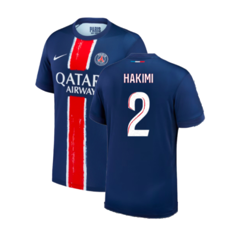 Tenue Domicile PSG Nike 25/26 - Jeune Enfant avec flocage Hakimi 2