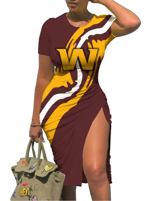 Washington Football Team
Women's Slit Bodycon Dress