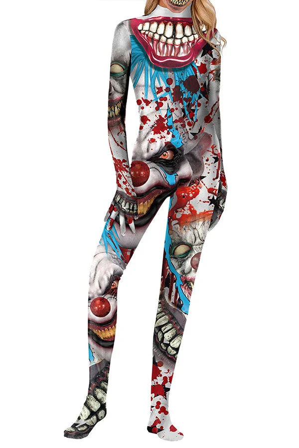 Bloody Joker Halloween Costume-elleschic