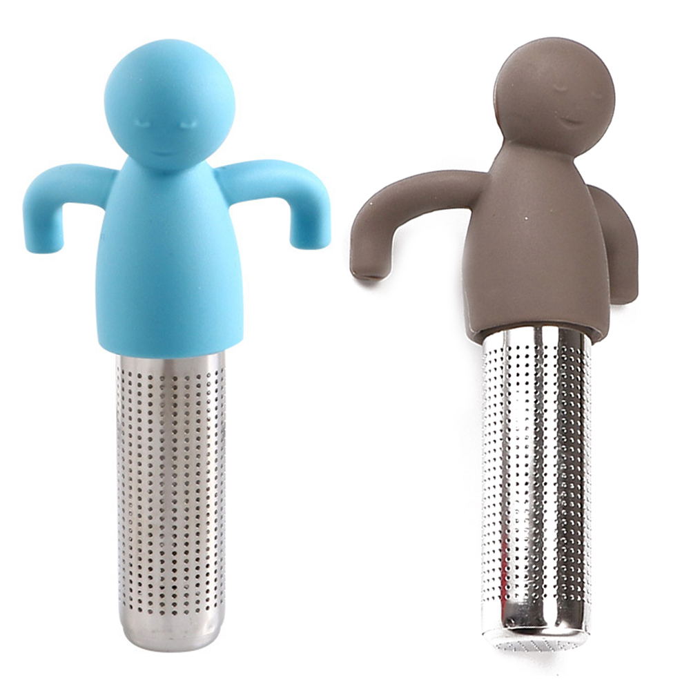 Little Man Shaped Tea Strainer Filter for Loose Leaf Tea Brewing Infuser, Grey, 501 Original
Little Man Shaped Tea Strainer Filter for Loose Leaf Tea Brewing Infuser, Grey, 501 Original
