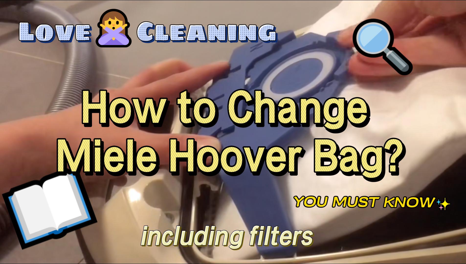 How to Change Bag in Miele Vacuum 