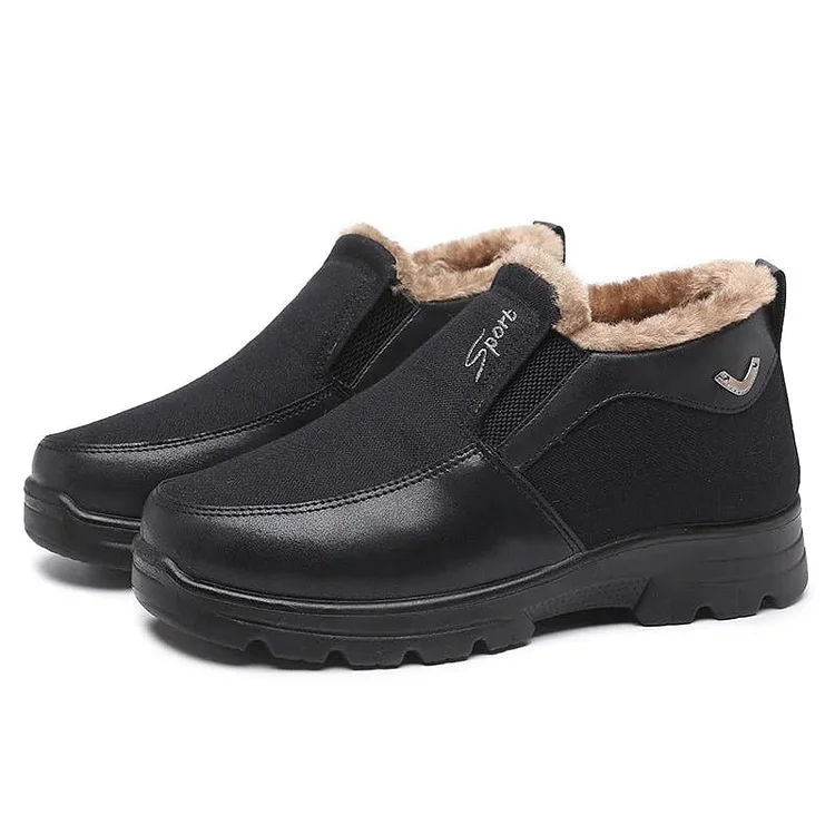 🔥Black Friday 60% OFF🔥 Men's Winter Fleece Waterproof Warm Non-Slip Shoes