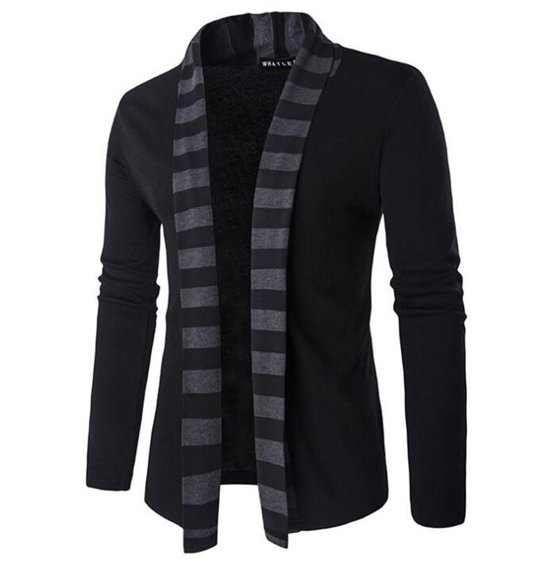 Mens Sweaters Long Sleeve Cardigan Male Pull Style Cardigan Fashion Casual Men Knitwear Sweater Coats