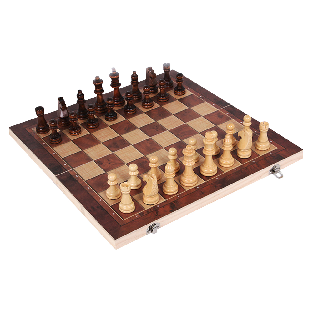3 in 1 Wooden International Folding Chess Set Board Game Educational Toys, 39*39cm, 501 Original
3 in 1 Wooden International Folding Chess Set Board Game Educational Toys, 39*39cm, 501 Original