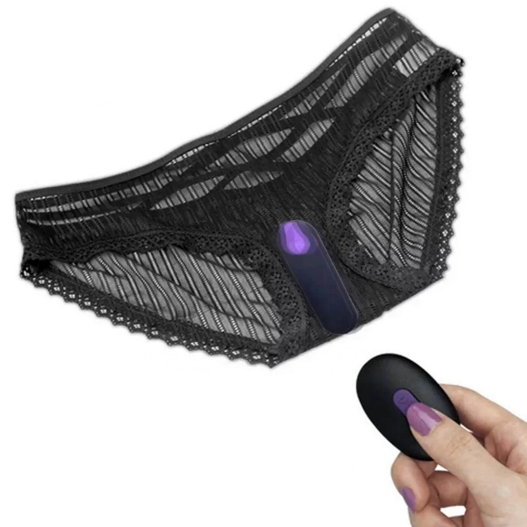 10 Mode Vibrating Panties Wireless Remote Control Underwear - Rose Toy