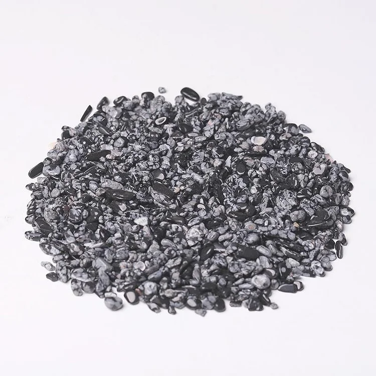 0.1kg Natural Snowflake Obsidian Chips