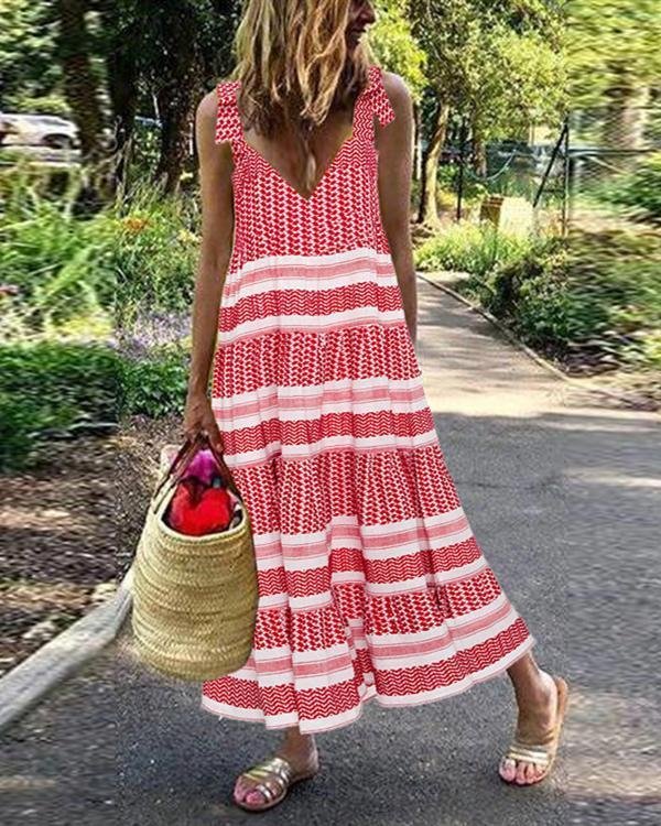 bohemian sleeveless holiday women dresses p94514