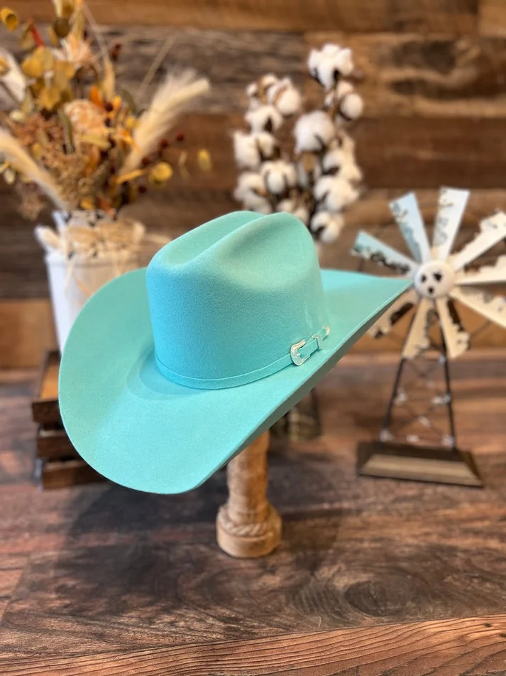 Western Blue Turquoise Hat