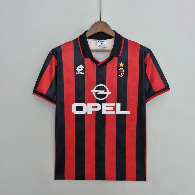 AC Milan Home Retro Shirt Kit 1995-1996