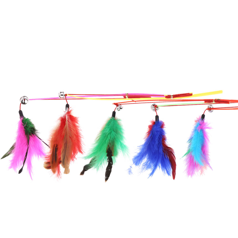 Cat Kitten Pet Toy Colorful Feather Rod Interactive Stick Toy Wire Chaser, 501 Original
Cat Kitten Pet Toy Colorful Feather Rod Interactive Stick Toy Wire Chaser, 501 Original