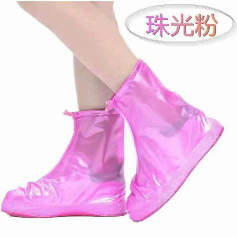 2020 Hot Sale Non-Slip Wear Thick Waterproof Overshoe Snow Antifouling Rain Snow Men Rain Shoes Strap Waterproof Boots Set