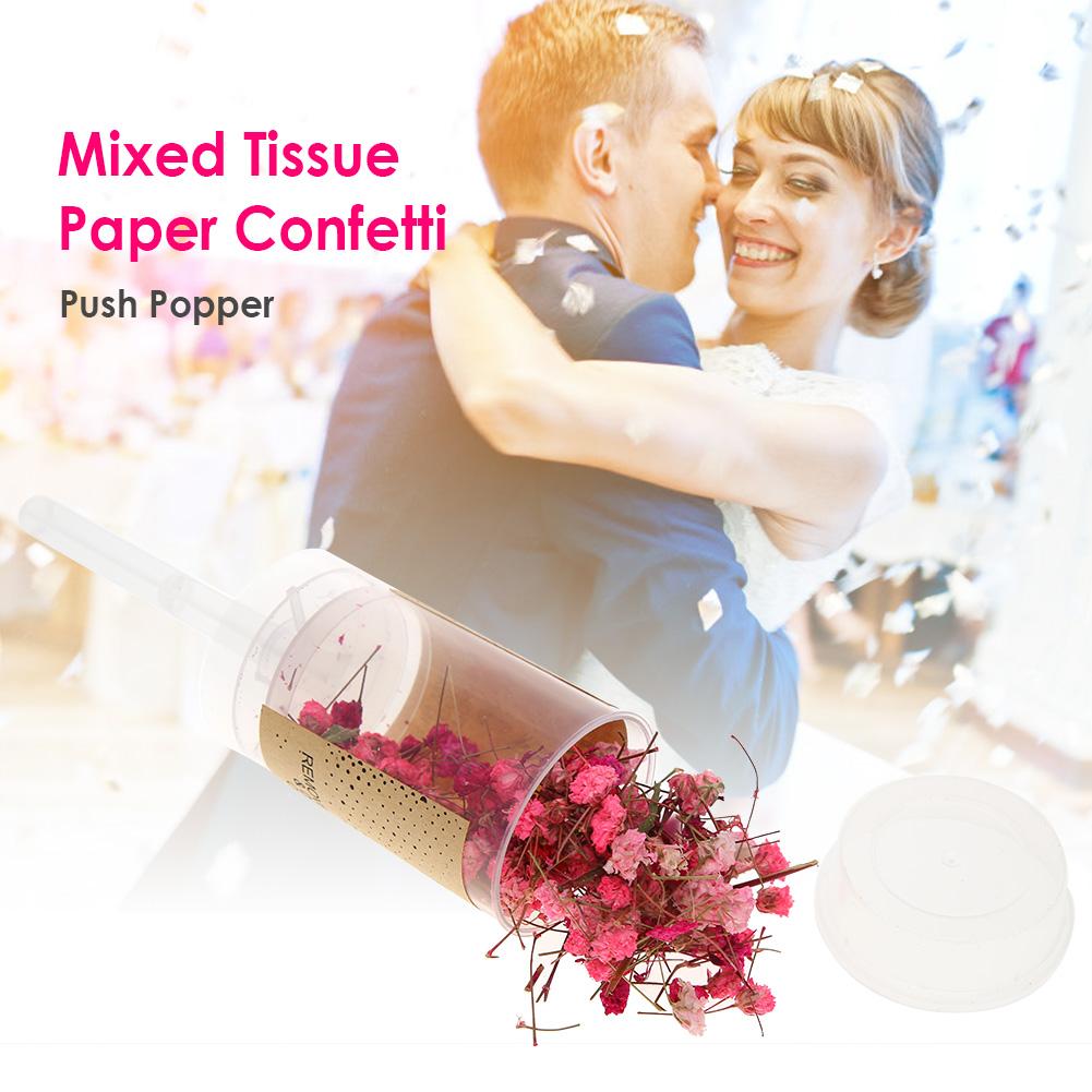 Push Popper Mixed Tissue Paper Confetti for Wedding Baby Shower Party Decor, T25, 501 Original
Push Popper Mixed Tissue Paper Confetti for Wedding Baby Shower Party Decor, T25, 501 Original