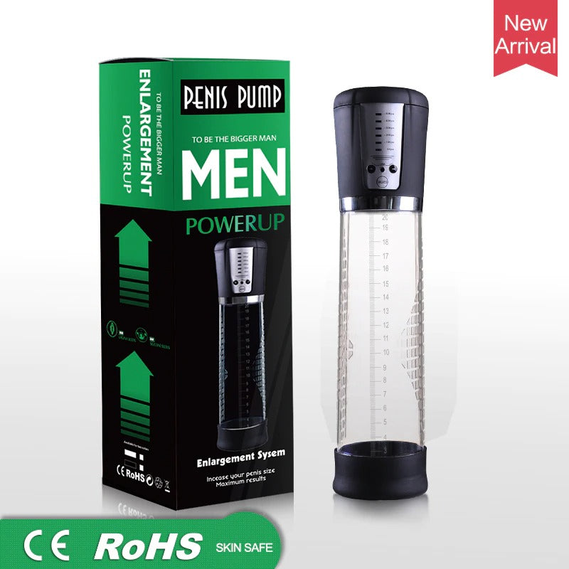 Electric Penis Pump Dick Enlargement Vacuum Device Male Masturbator Penis  Enhancer Erection Trainer Sex Toys For Men