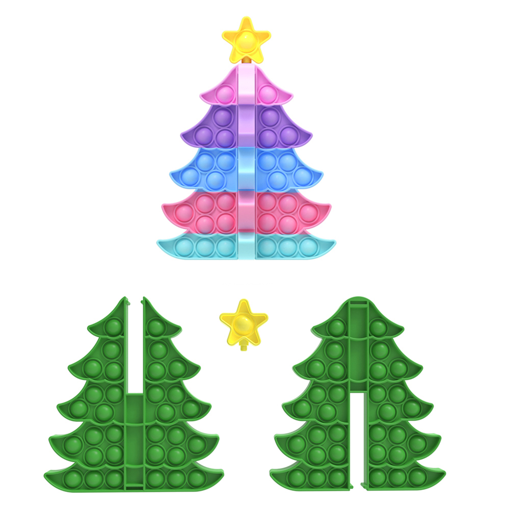 Stitchable Christmas Tree Silicone Push Bubble Fingertip Decompression Toys, 501 Original
Stitchable Christmas Tree Silicone Push Bubble Fingertip Decompression Toys, 501 Original