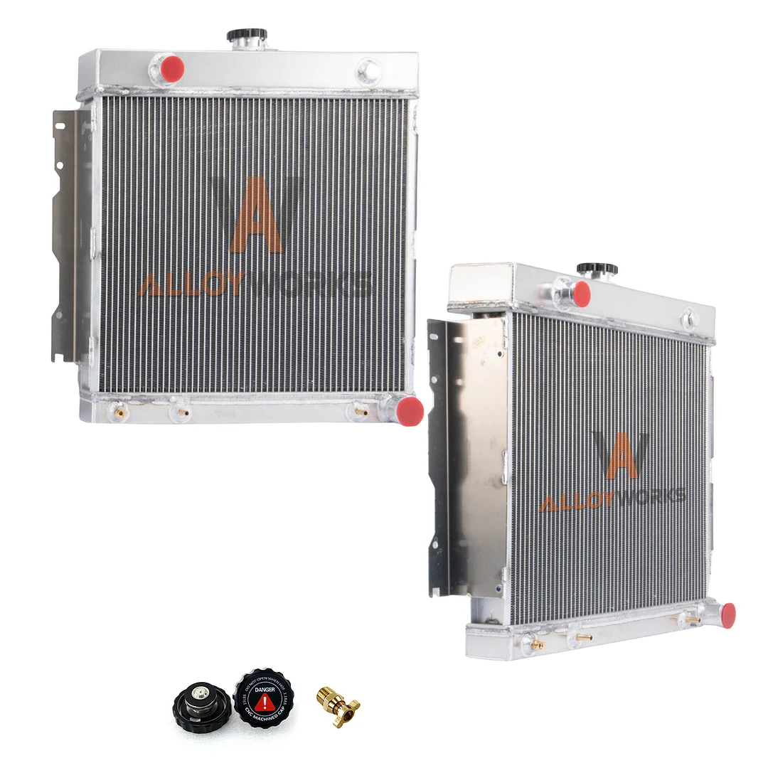 Alloyworks 3 Row Aluminum Radiator Fits Dodge D100 D200 D300 W200 Truck 5.2 5.9 V8 1975-79