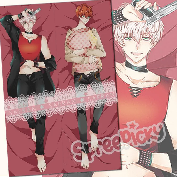 Mystic Messenger Saeran Unknow Life-sized Pillow Case Dakimakura SP178909