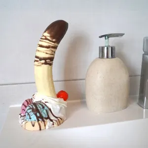 pornhint Pornhint Bananasplit - handmade suction cup dildo from SŸndwaren-Konditorei