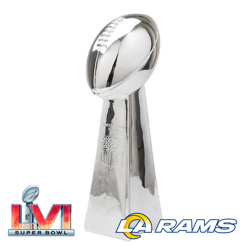 [NFL]2022 Vince Lombardi Trophy, Super Bowl 56, LVI  Los Angeles Rams