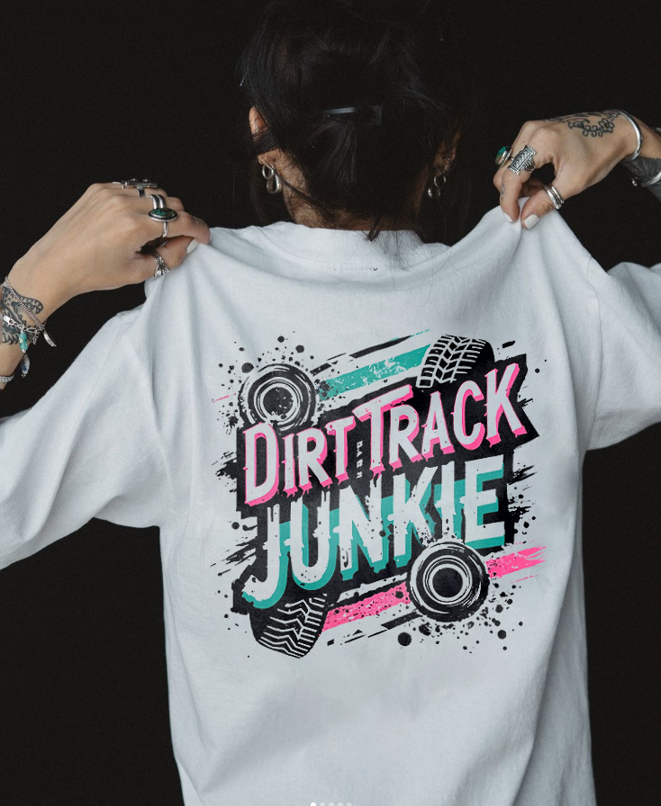 Dirt Track Junkie T-shirt - Devcarry