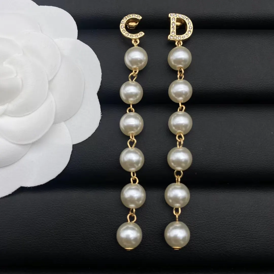 Dior Pearl Tassel Earring