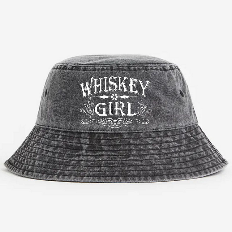 Whiskey Girl Funny Bucket Hat
