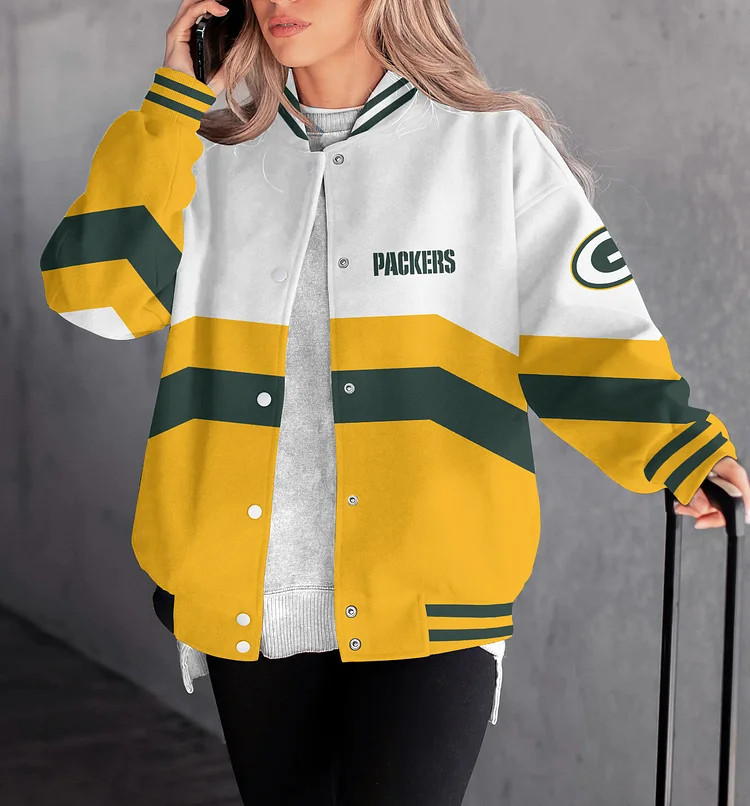 Green Bay Packers Women Limited Edition   Full-Snap  Casual Jacket