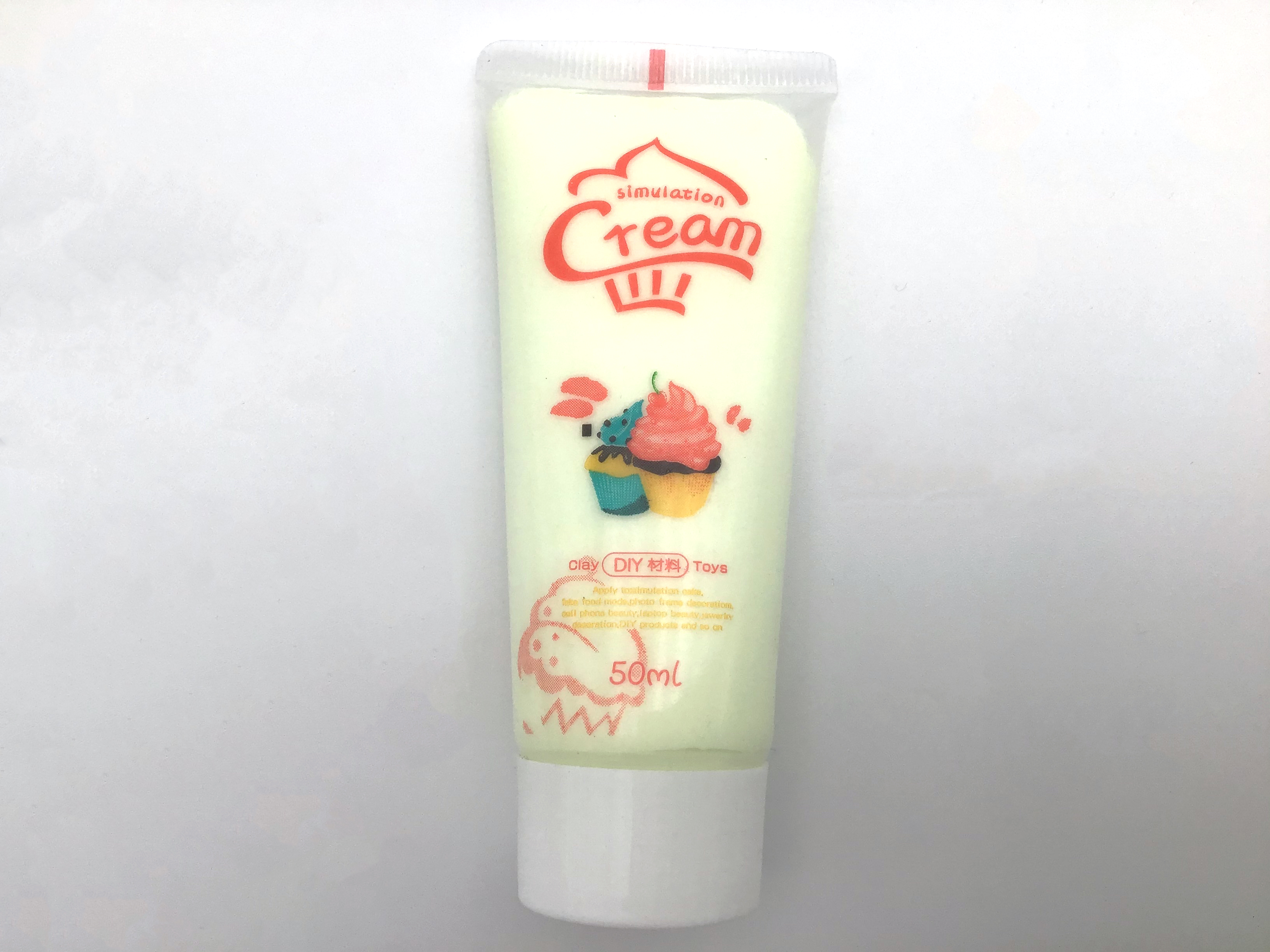 ASTRYAS Simulation Fake Whipped Cream Glue, 9 Pcs Decoden Cream Clay Glue DIY Phone Case Kit Silicone Cream Adhesive Set with 14