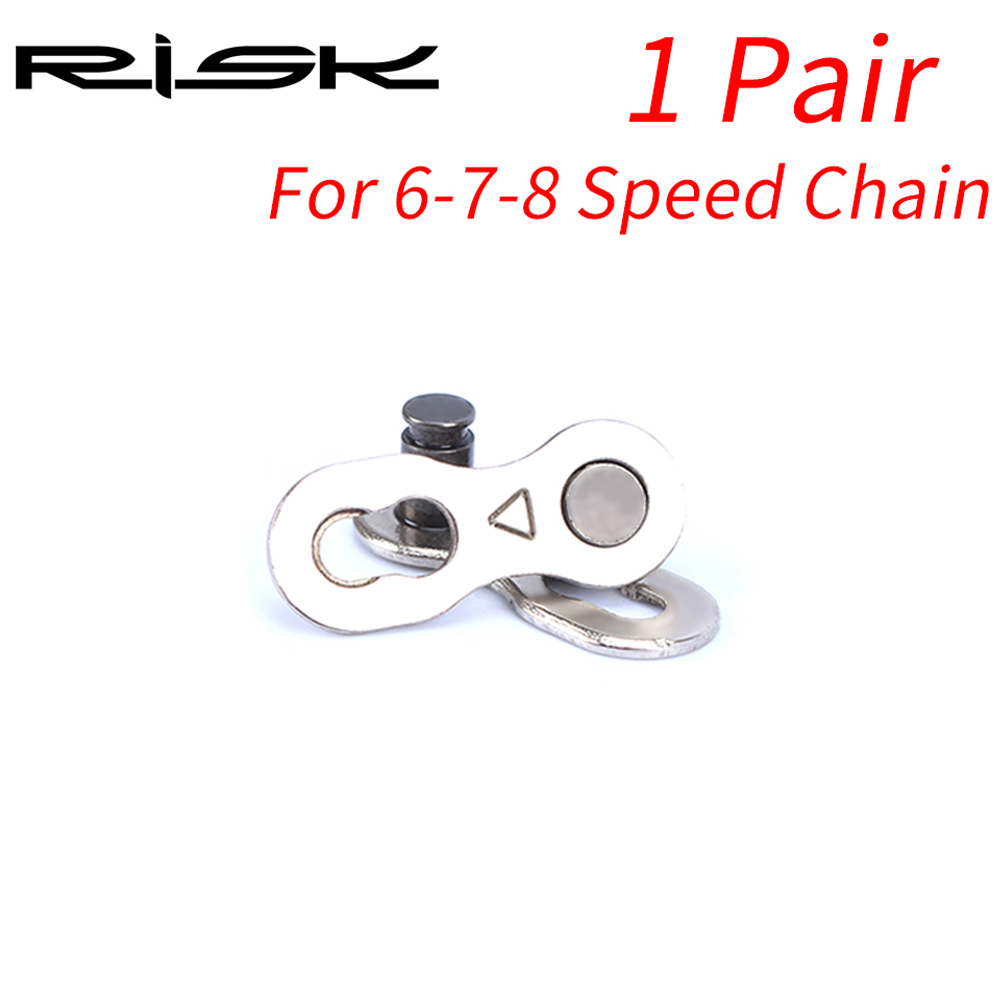 RISK Bike Chains Connector for 8S/9/10/11/24 Speed Quick Link Joint Chain, 6/7/8 s, 501 Original
RISK Bike Chains Connector for 8S/9/10/11/24 Speed Quick Link Joint Chain, 6/7/8 s, 501 Original