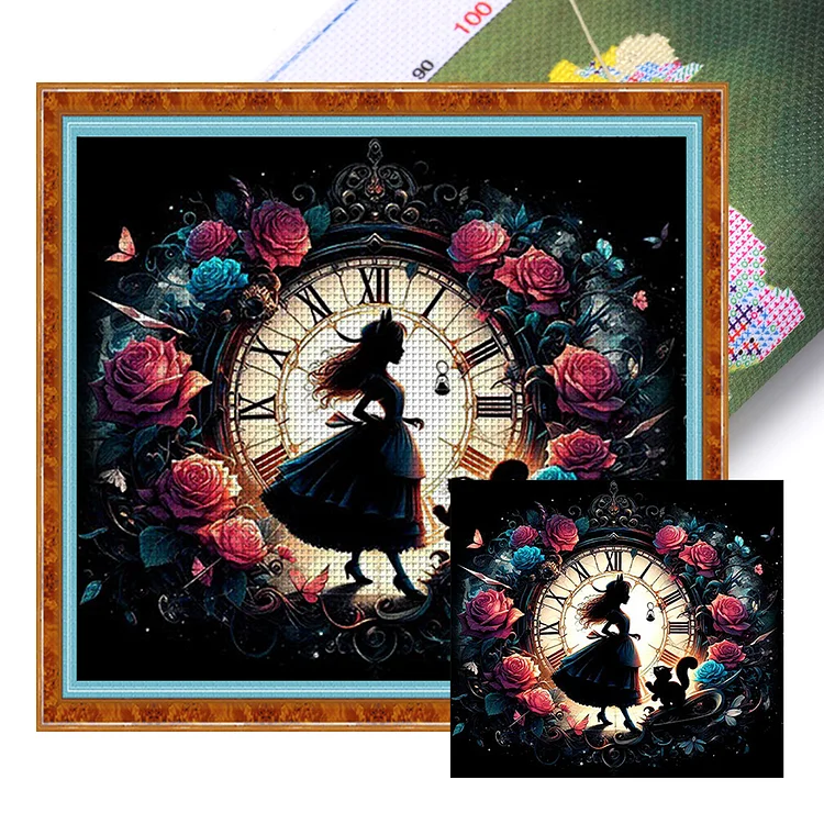 『YiShu』Alice in Wonderland - 11CT Stamped Cross Stitch(50*45cm)
