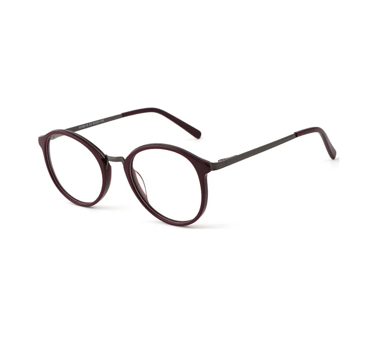 BMG1183 Newest Eyeglasses Acetate With Metal Wholesale Frame Optical Glasses