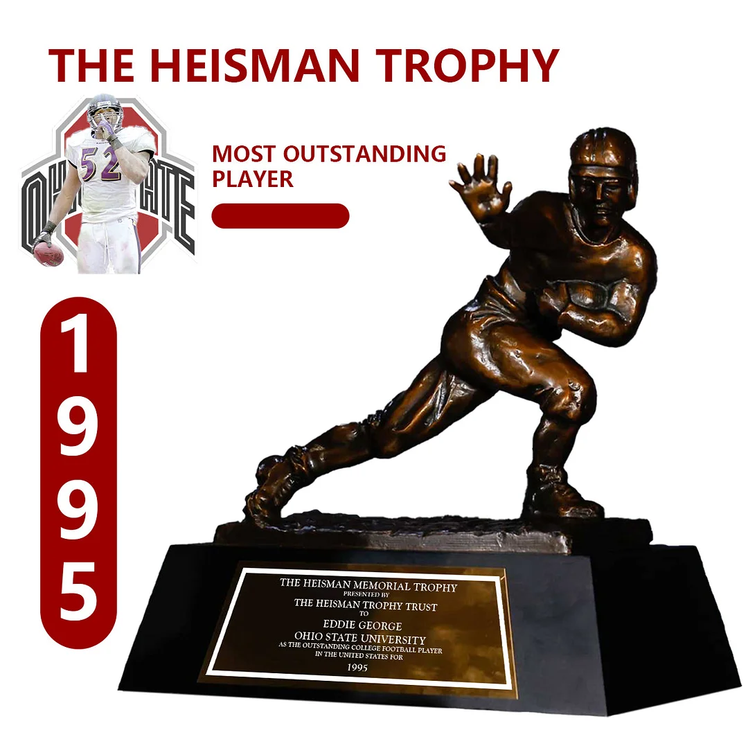 1995 Ohio State Buckeyes Edward Nathan George Jr.  Heisman Trophy
