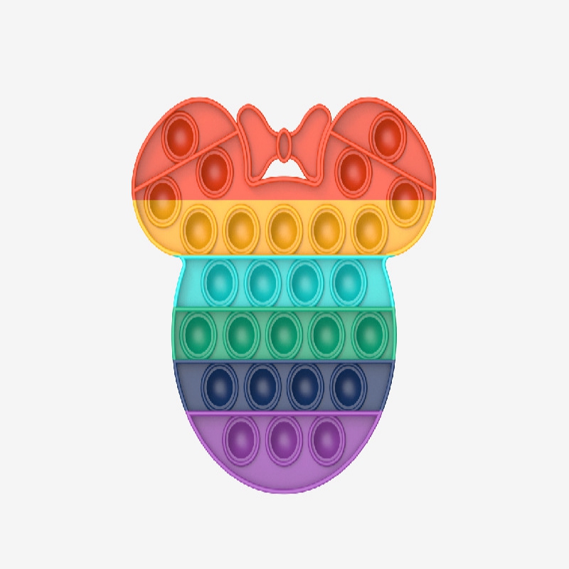 Mickey Shaped Push Pop It Toy Children Silicone Squeeze Relief Stress Toy, 501 Original
Mickey Shaped Push Pop It Toy Children Silicone Squeeze Relief Stress Toy, 501 Original