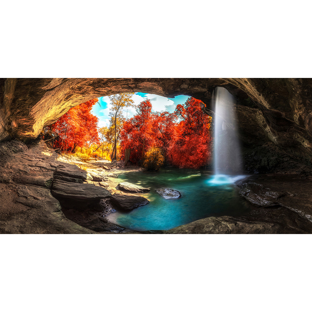 Stone Cave Waterfall - Square Drill Diamond Painting - 80*40CM (Big Size), 501 Original
Stone Cave Waterfall - Square Drill Diamond Painting - 80*40CM (Big Size), 501 Original