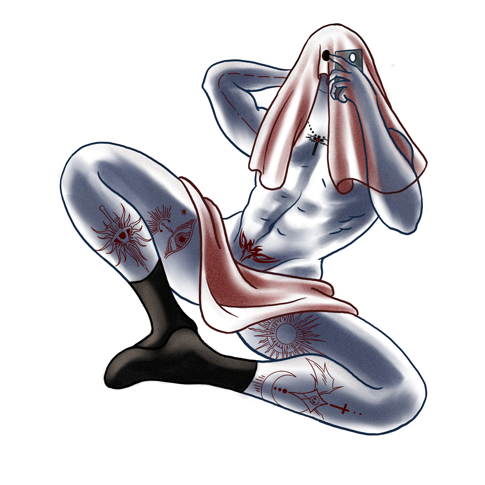 NAUGHTY NAKED MALE GHOST