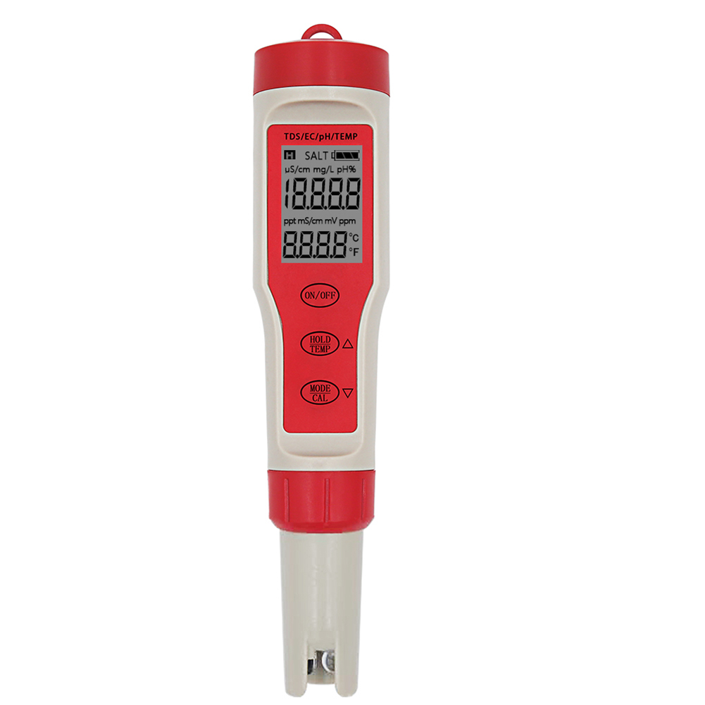 4 in 1 PH/EC/TDS Temperature Meter PH Tester Digital Water Quality Monitor, 501 Original
4 in 1 PH/EC/TDS Temperature Meter PH Tester Digital Water Quality Monitor, 501 Original