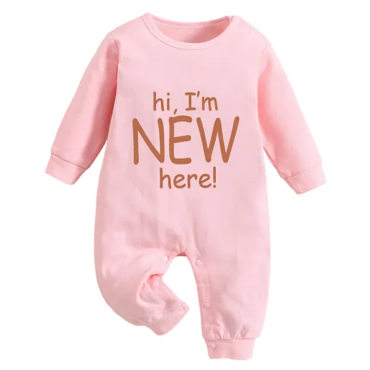 【3M-18M】Hi! I'm New Here Romper