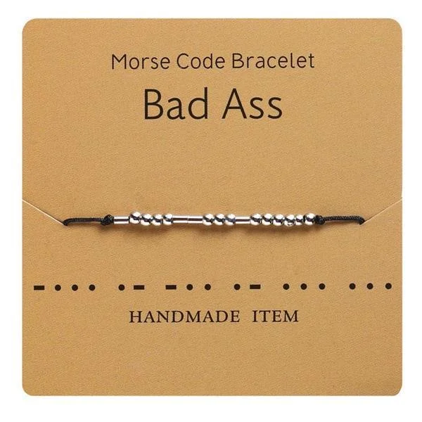 Morse Code Bracelet - Badass