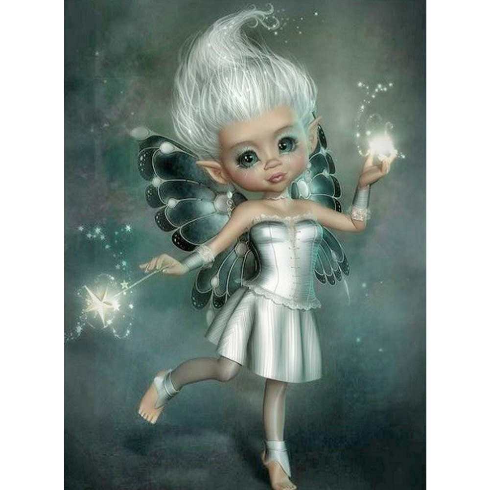 (Multi-Size) Fairy Girl - Round/Square Drill Diamond Painting, Round diamond 30*40cm, 501 Original
(Multi-Size) Fairy Girl - Round/Square Drill Diamond Painting, Round diamond 30*40cm, 501 Original