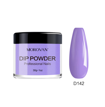 Morovan Light Pastle Purple Single Dip Powder D142