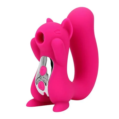 Squirrel Suction Vibrator Clitoral G-spot Stimulator - Rose Toy