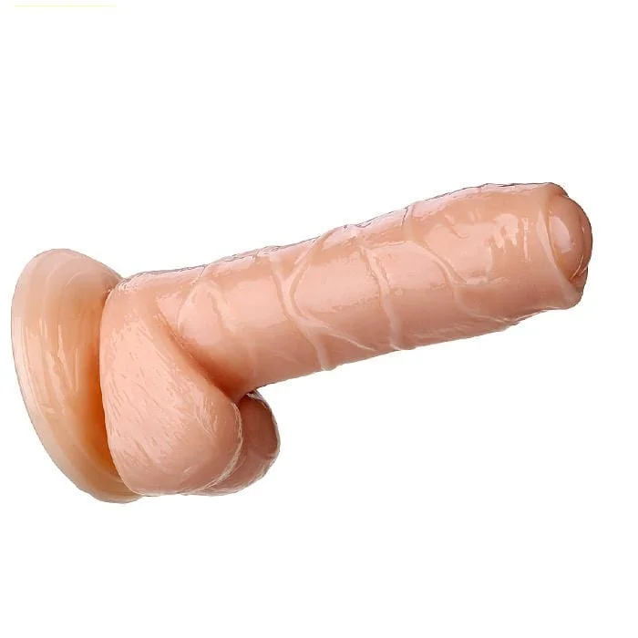 6 INCH THICK MAN MEAT REALISTIC SILICONE DILDO